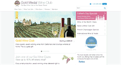 Desktop Screenshot of goldmedalwineclub.com